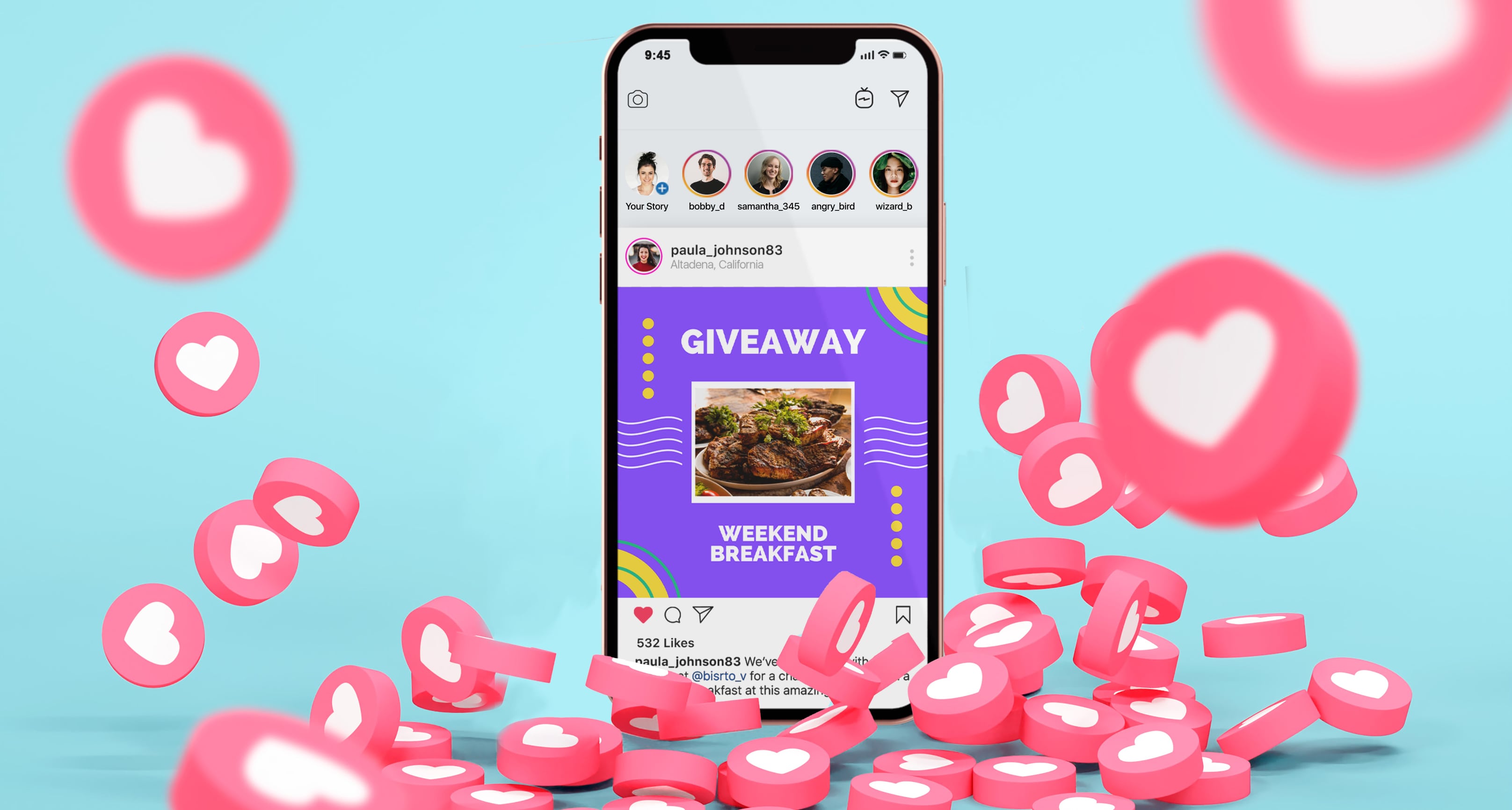Contest ideas on mobile